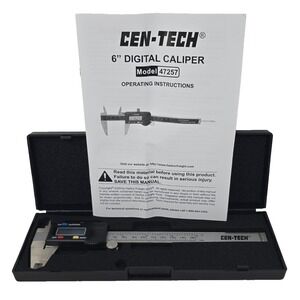 2w- NOS digital  caliper   6"  CEN-TECH # 47257 U1